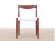 Danish mid-century modern set of 4 chairs in Rio rosewood by H. W. Klein