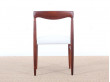 Danish mid-century modern set of 4 chairs in Rio rosewood by H. W. Klein