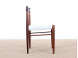 Danish mid-century modern set of 4 chairs in Rio rosewood by H. W. Klein