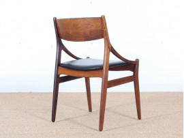 Set of 6 scandinavian chairs in rosewood by  H. Vestervig Eriksen