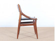 Suite de 6 chaises scandinaves en palissandre de Rio