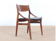 Suite de 6 chaises scandinaves en palissandre de Rio