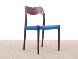 Set of 4 chairs in rosewood, model 71