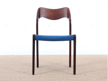 Set of 4 chairs in rosewood, model 71