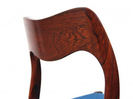 Set of 4 chairs in rosewood, model 71