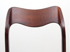 Set of 4 chairs in rosewood, model 71