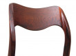 Set of 4 chairs in rosewood, model 71