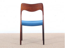 Set of 4 chairs in rosewood, model 71