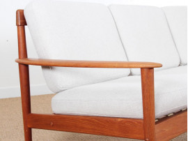 Danish modern 3 seats sofa in teak model PJ56/3