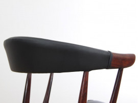 Mid-century modern  armchair in Rio rosewood by Johannes Andersen