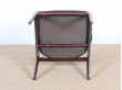 Mid-century modern  armchair in Rio rosewood by Johannes Andersen