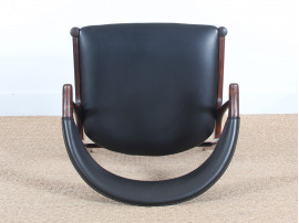 Mid-century modern  armchair in Rio rosewood by Johannes Andersen