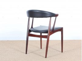 Paire de fauteuils scandinaves en palissandre de Rio