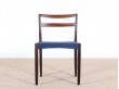 Mid-Century Modern scandinavian set of 4 dining chairs in Rio rosewood by Harry Østergaard 