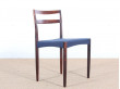 Mid-Century Modern scandinavian set of 4 dining chairs in Rio rosewood by Harry Østergaard 