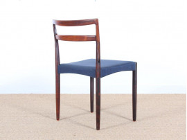 Mid-Century Modern scandinavian set of 4 dining chairs in Rio rosewood by Harry Østergaard 