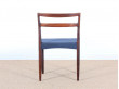 Mid-Century Modern scandinavian set of 4 dining chairs in Rio rosewood by Harry Østergaard 