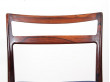 Mid-Century Modern scandinavian set of 4 dining chairs in Rio rosewood by Harry Østergaard 