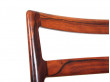 Mid-Century Modern scandinavian set of 4 dining chairs in Rio rosewood by Harry Østergaard 