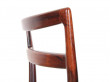 Mid-Century Modern scandinavian set of 4 dining chairs in Rio rosewood by Harry Østergaard 