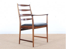 Mid-Century Modern scandinavian pair of armchairs in Rio rosewood by Tøbjorn Afdal, Model 113 A