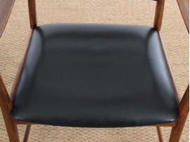 Paire de fauteuil en palissandre de Rio, Modèle 113 A