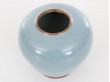 Petit vase en céramique scandinave bleu clair