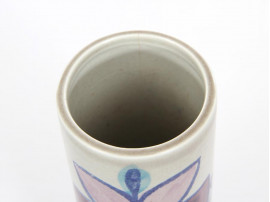 Vase en céramique scandinave à motif floral Camilla