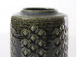 Vase vert bronze en céramique  