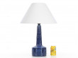 Mid-Century Modern ceramic blue lamp  by Per and Annelise Linnemann Schmidt for Palshus