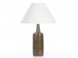 Mid-Century Modern ceramic brown lamp  by Per and Annelise Linnemann Schmidt for Palshus