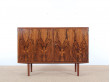 Buffet bas scandinave en palissandre de Rio