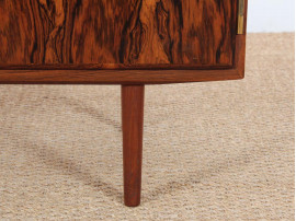 Mid-Century  modern  side board in Rio rosewood by Poul Hundevad