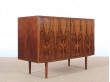 Buffet bas scandinave en palissandre de Rio