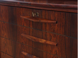 Secrétaire scandinave en palissandre de Rio.