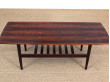 Table basse scandinave en palissandre de Rio.