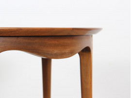  Table basse scandinave en noyer   