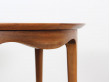 Mid-Century  modern large  coffe table in walnut by Ole Wanscher