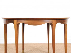 Mid-Century  modern large  coffe table in walnut by Ole Wanscher