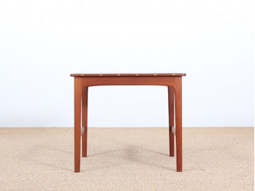 Mid-Century  modern  side table in solid teak by Yngvar Sandström.