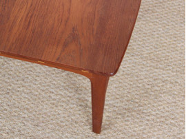 Mid-Century  modern  side table in solid teak by Yngvar Sandström.