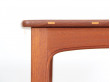 Mid-Century  modern  side table in solid teak by Yngvar Sandström.