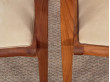 Mid-Century  modern  pair of arm chairs in teak and alcantara by Jacob Berg