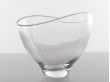 Mid-Century  modern  glass bowl by Vicke Lindstrand for Orrefors