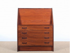 Mid-Century Modern Danish secretary in Rio rosewood by Dyrlund