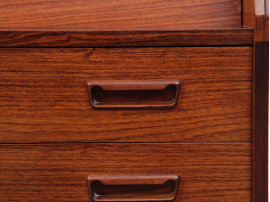 Mid-Century Modern Danish secretary in Rio rosewood by Dyrlund