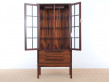 Mid-Century Modern Danish vitrine in rosewood. 