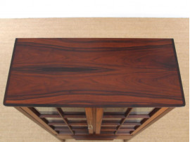 Mid-Century Modern Danish vitrine in rosewood. 