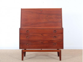 Mid-Century Modern Danish secretary in teak by Arne Hovmand-Olsen 