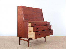 Mid-Century Modern Danish secretary in teak by Arne Hovmand-Olsen 